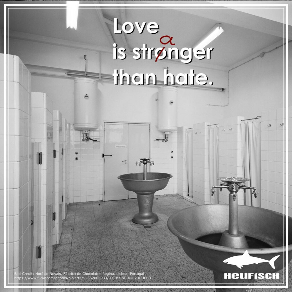 Love is stranger than hate.